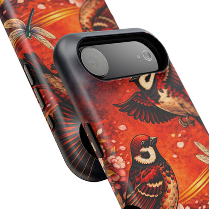 Quiet Witness – Fleeting Mercy • Obsidian Irezumi™ • Apple iPhone 17 Pro • MagSafe Tough Case
