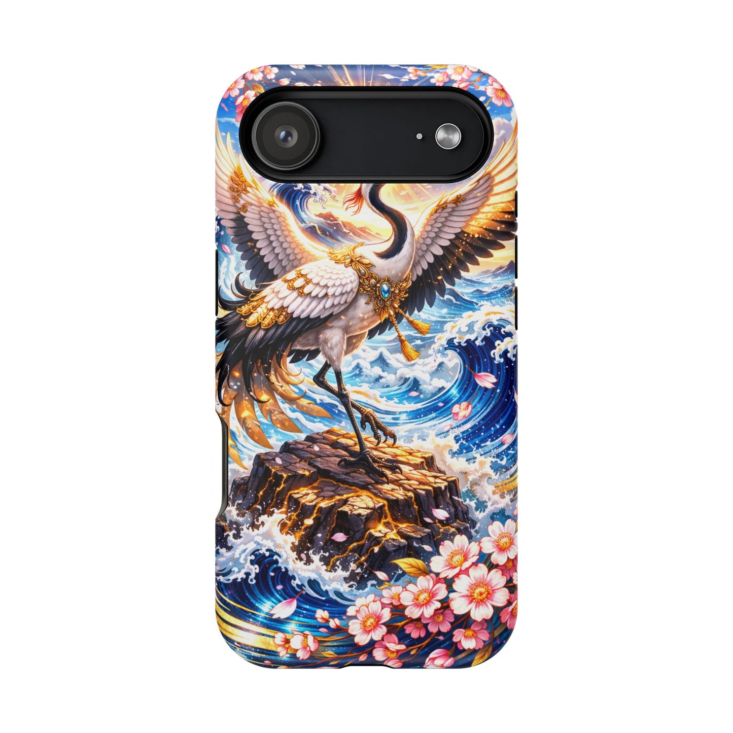 Radiant Ascent – Unbroken Honor • Obsidian Irezumi™ • Apple iPhone 17 Pro • MagSafe Tough Case
