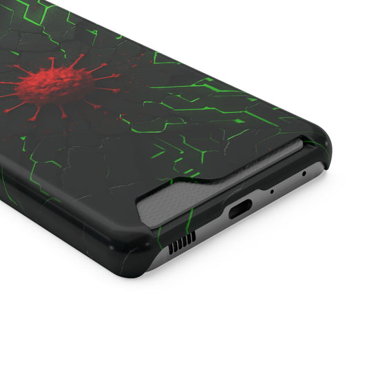 Atomic Fusion • Samsung Galaxy S21 • Tough Case with Card Holder • Wireless Friendly