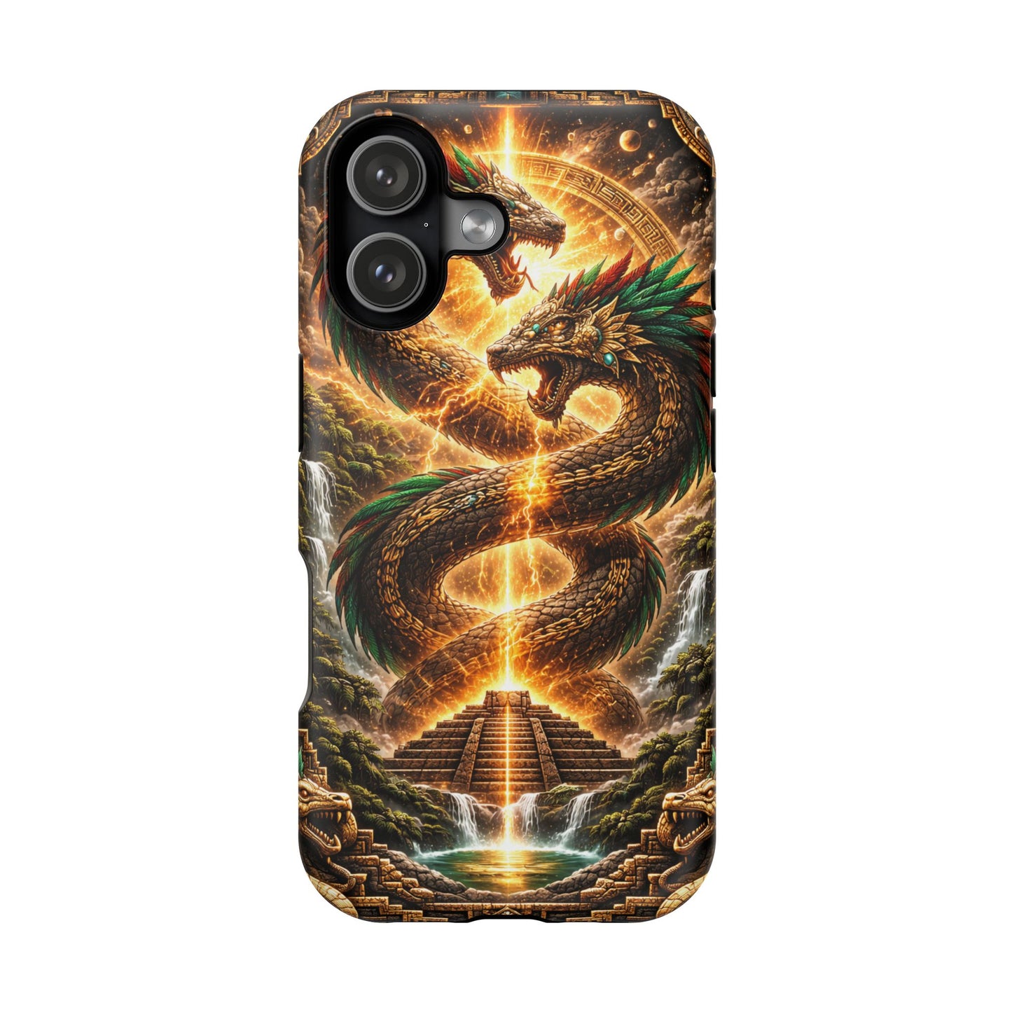 Coatl • Feathered Dominion • Empire of the Fifth Sun™ • Apple iPhone 17 Pro • MagSafe Tough Case