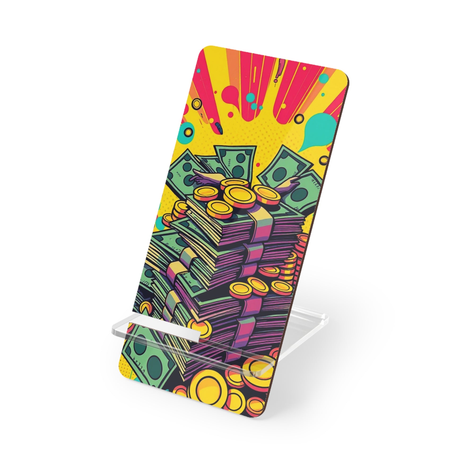 Stack Riot • Smartphone Display Stand tech accessory by Black Hat Pixels