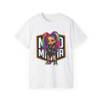 Echo Flux • Chaotic Spark • Mood Militia • T-Shirt • Black Hat Pixels • Unisex