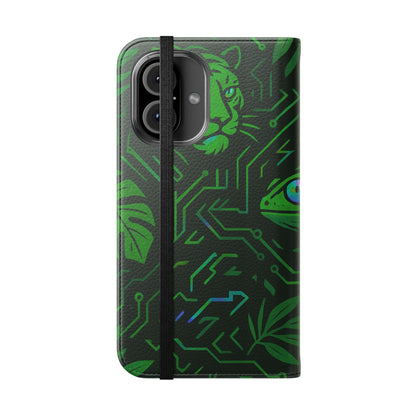 Digital Jungle • Apple iPhone 16 Flip Case