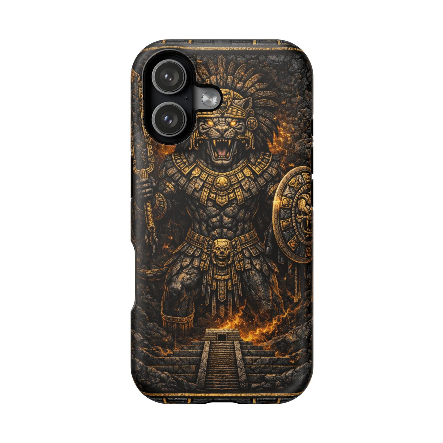 Ocelotl • Jaguar Ascendancy • Empire of the Fifth Sun™ • Apple iPhone 17 Pro • MagSafe Tough Case