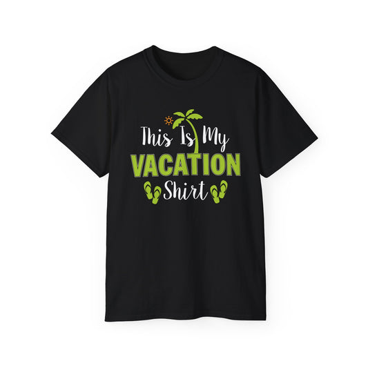 This Is My Vacation Shirt • T-Shirt • Black Hat Pixels • Unisex apparel by Black Hat Pixels