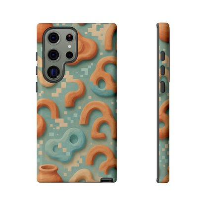 Pixel Clay • Samsung Galaxy S23 • Tough Case • Wireless Friendly