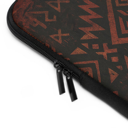 Tribal Glitch • Dual Zipper Laptop Sleeve