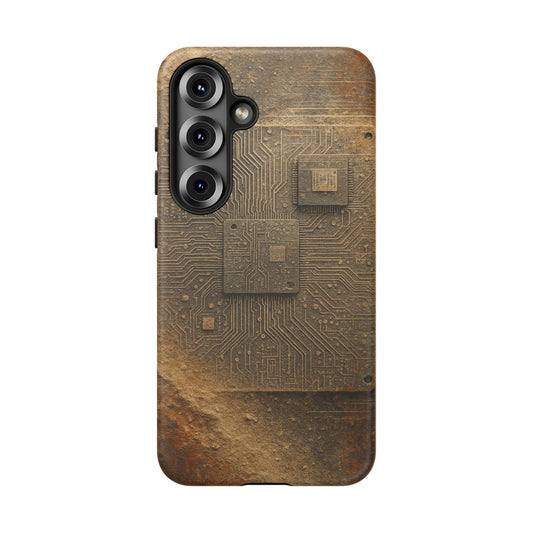 Sand Circuit • Samsung Galaxy S25 • MagSafe® Magnetic Tough Case