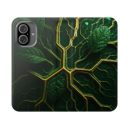 Macro Flora • Apple iPhone 16 Flip Case
