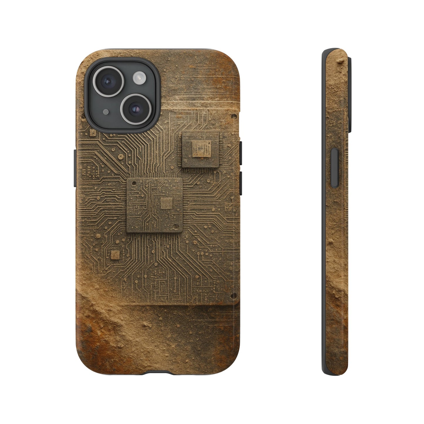 Sand Circuit • Apple iPhone 15 • MagSafe® Tough Case