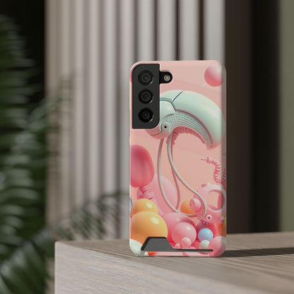 Alien Trinkets • Samsung Galaxy S22 • Tough Case with Card Holder • Wireless Friendly