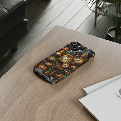 Steampunk Signal • Apple iPhone 13 • MagSafe® Tough Case with Card Holder