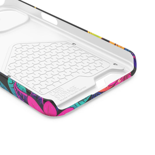 Neon Punk • Apple iPhone 13 • MagSafe® Tough Case with Card Holder