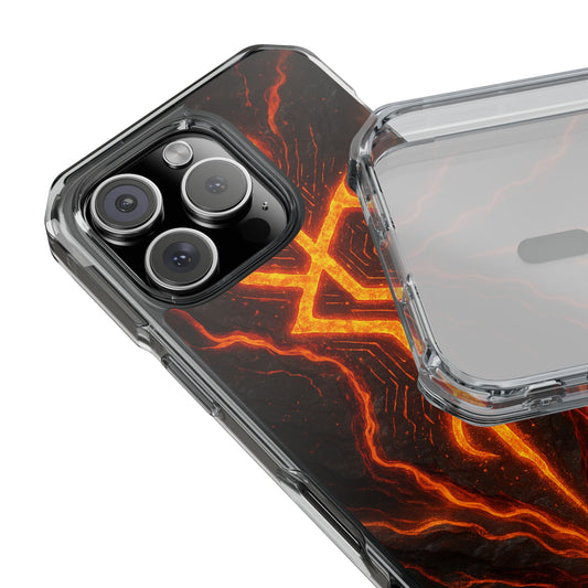 Molten Glyph • Apple iPhone 16 • MagSafe® Clear Case