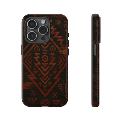 Tribal Glitch • Apple iPhone 15 • MagSafe® Tough Case