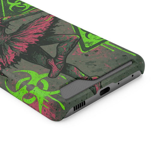 Biohazard Ballerina • Samsung Galaxy S21 • Tough Case with Card Holder • Wireless Friendly
