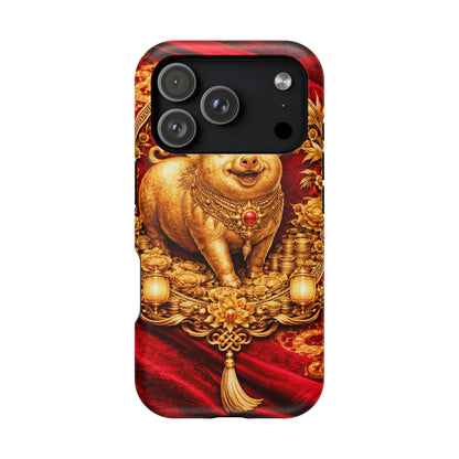 Pig • Lunar Armor • Imperial Banner • Apple iPhone 17 Pro • MagSafe Tough Case