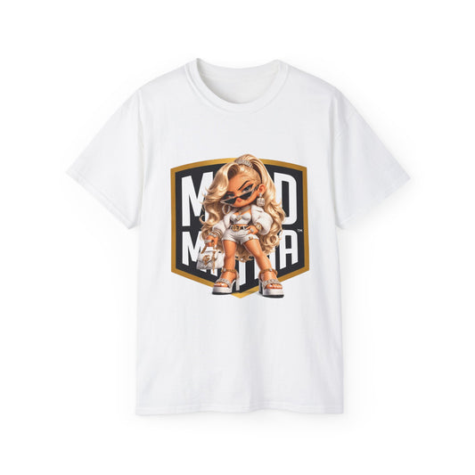 Monroe Cashmere • Velvet Dominance • Mood Militia • T-Shirt • Black Hat Pixels • Unisex