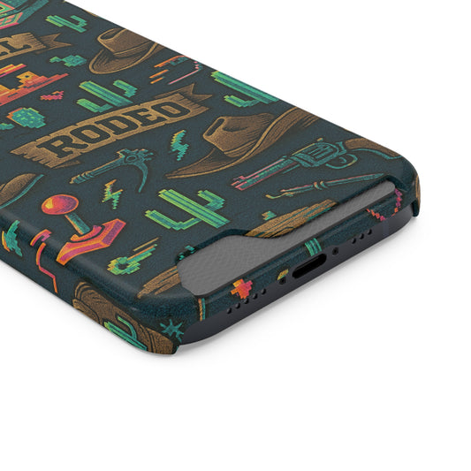 Pixel Rodeo • Apple iPhone 13 • MagSafe® Tough Case with Card Holder