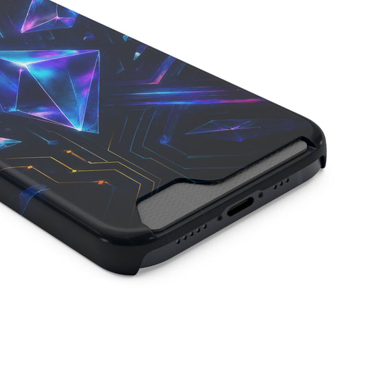Circuit Shard • Apple iPhone 13 • MagSafe® Tough Case with Card Holder