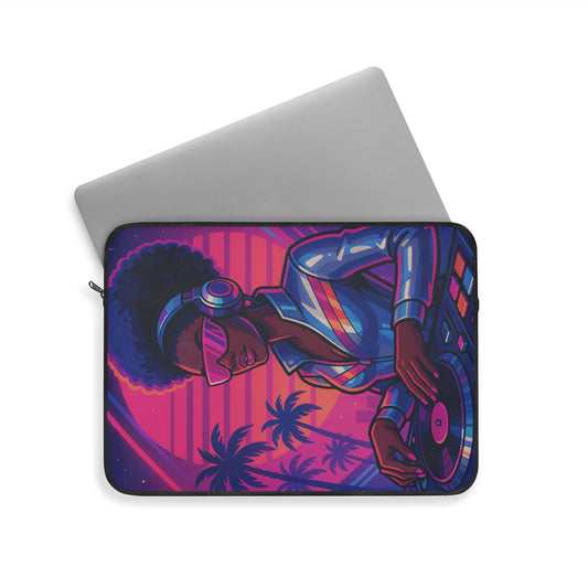 Afro Grooving • Single Zipper Laptop Sleeve