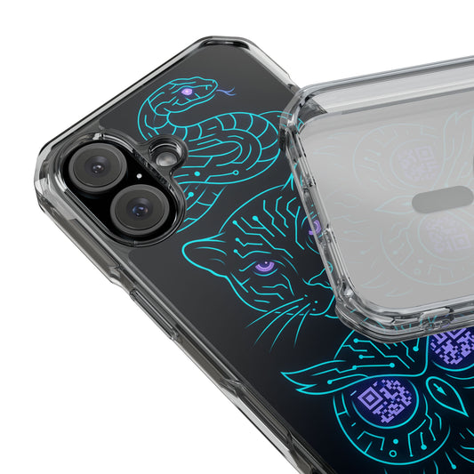Mystic Midnight • Apple iPhone 16 • MagSafe® Clear Case