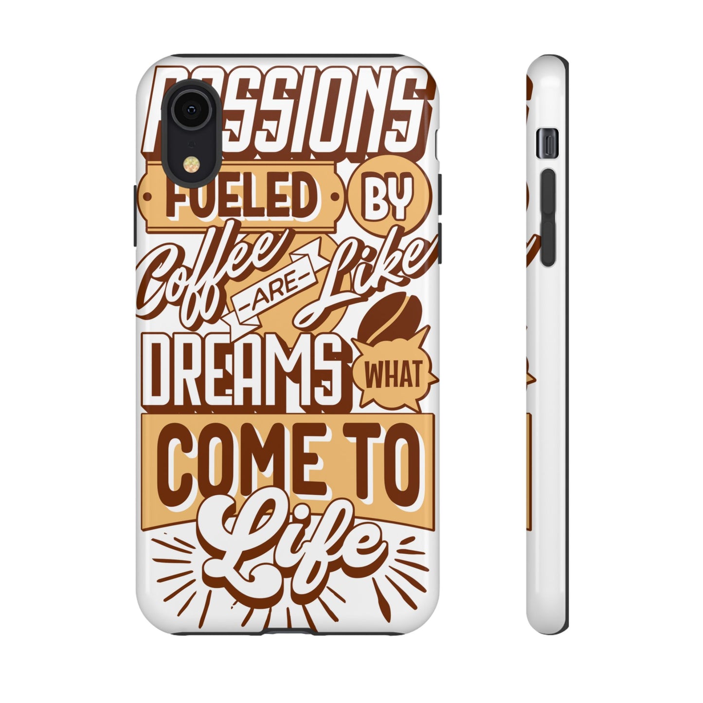 Fueled By Coffee • Apple iPhone X • MagSafe® Tough Case