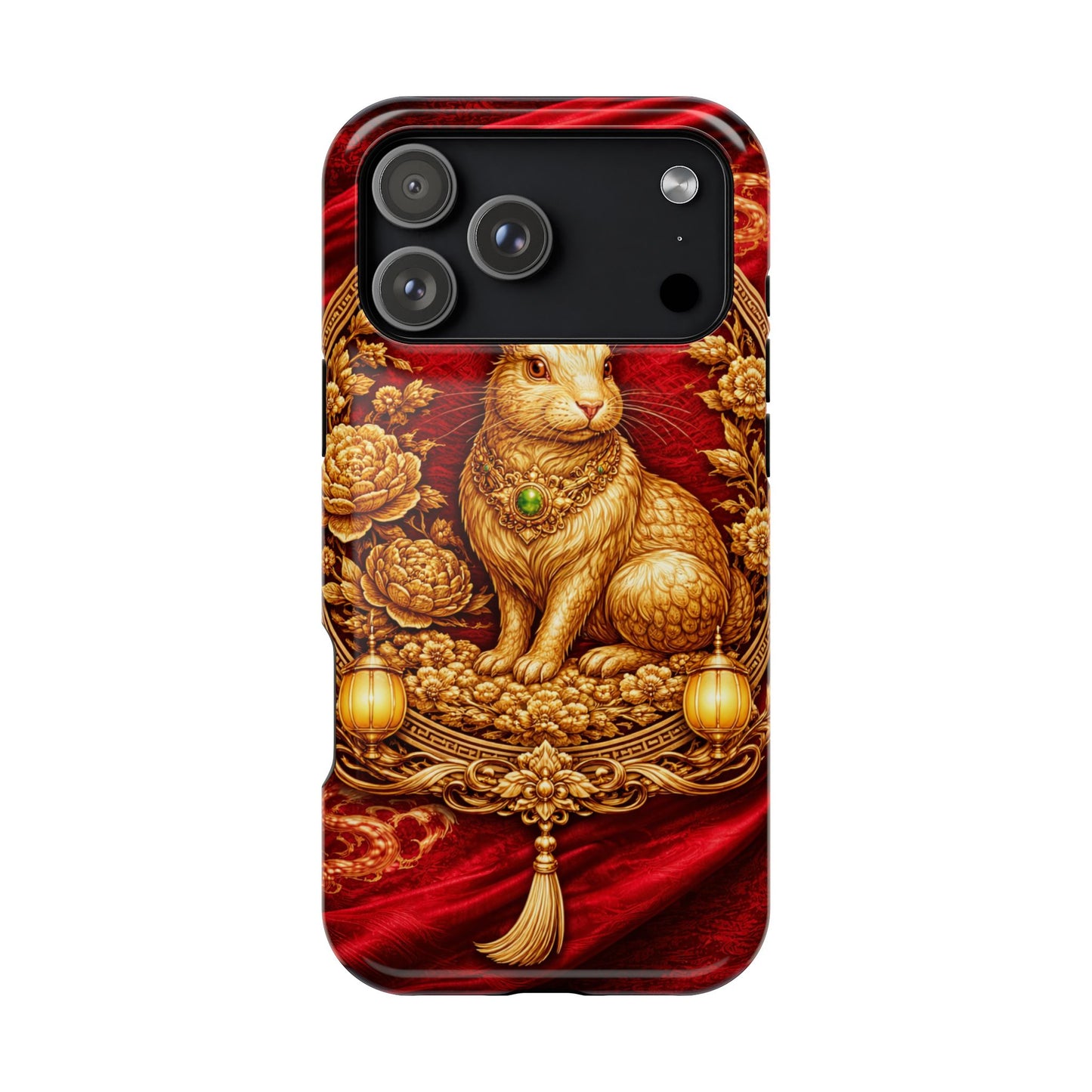 Rabbit • Lunar Armor • Imperial Banner • Apple iPhone 17 Pro • MagSafe Tough Case