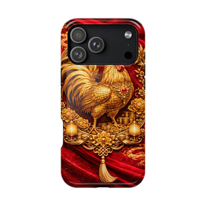 Rooster • Lunar Armor • Imperial Banner • Apple iPhone 17 Pro • MagSafe Tough Case