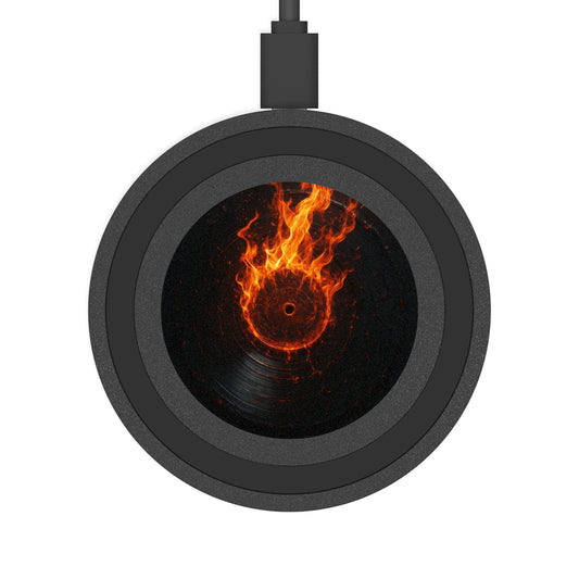 Vinyl Inferno • Quake Smartphone Wireless Charger