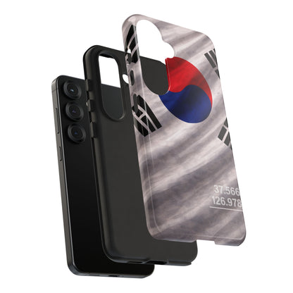 South Korea • Street Sovereign – Seoul Vector • Samsung Galaxy S25 • Wireless Friendly • Tough Case