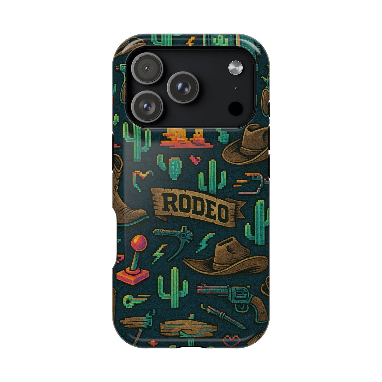 Pixel Rodeo • Apple iPhone 17 Pro • MagSafe® Tough Case