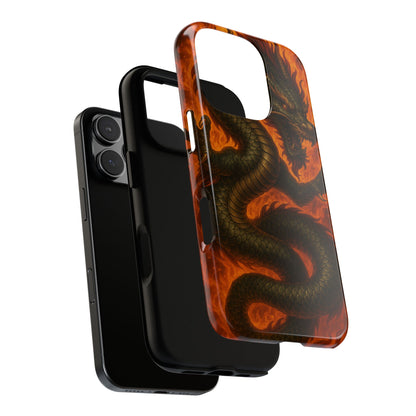Flames of Fury • Apple iPhone 16 • Tough Case • MagSafe®