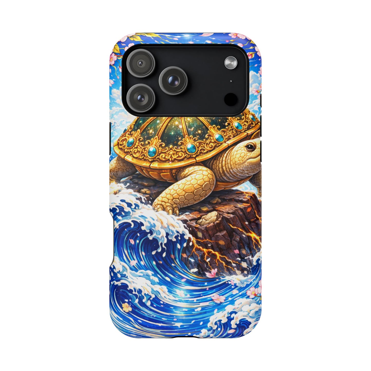 Stonebound Patience – Eternal Foundation • Obsidian Irezumi™ • Apple iPhone 17 Pro • MagSafe Tough Case