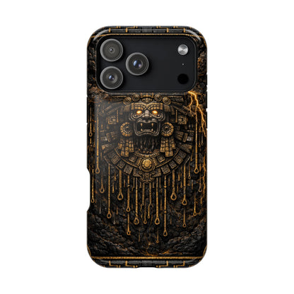 Tlaloc • Storm Covenant • Empire of the Fifth Sun™ • Apple iPhone 17 Pro • MagSafe Tough Case