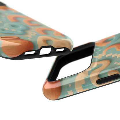 Pixel Clay • Apple iPhone 17 Pro • MagSafe® Tough Case