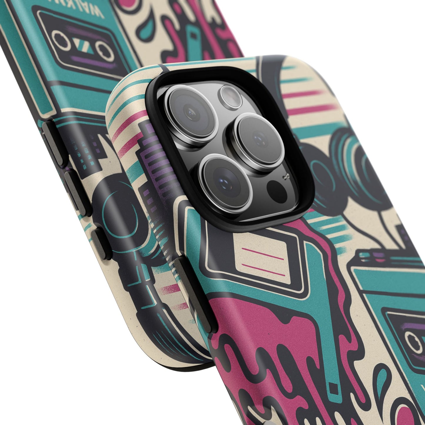 Retro Beats • Apple iPhone 16 • MagSafe® Magnetic Tough Case