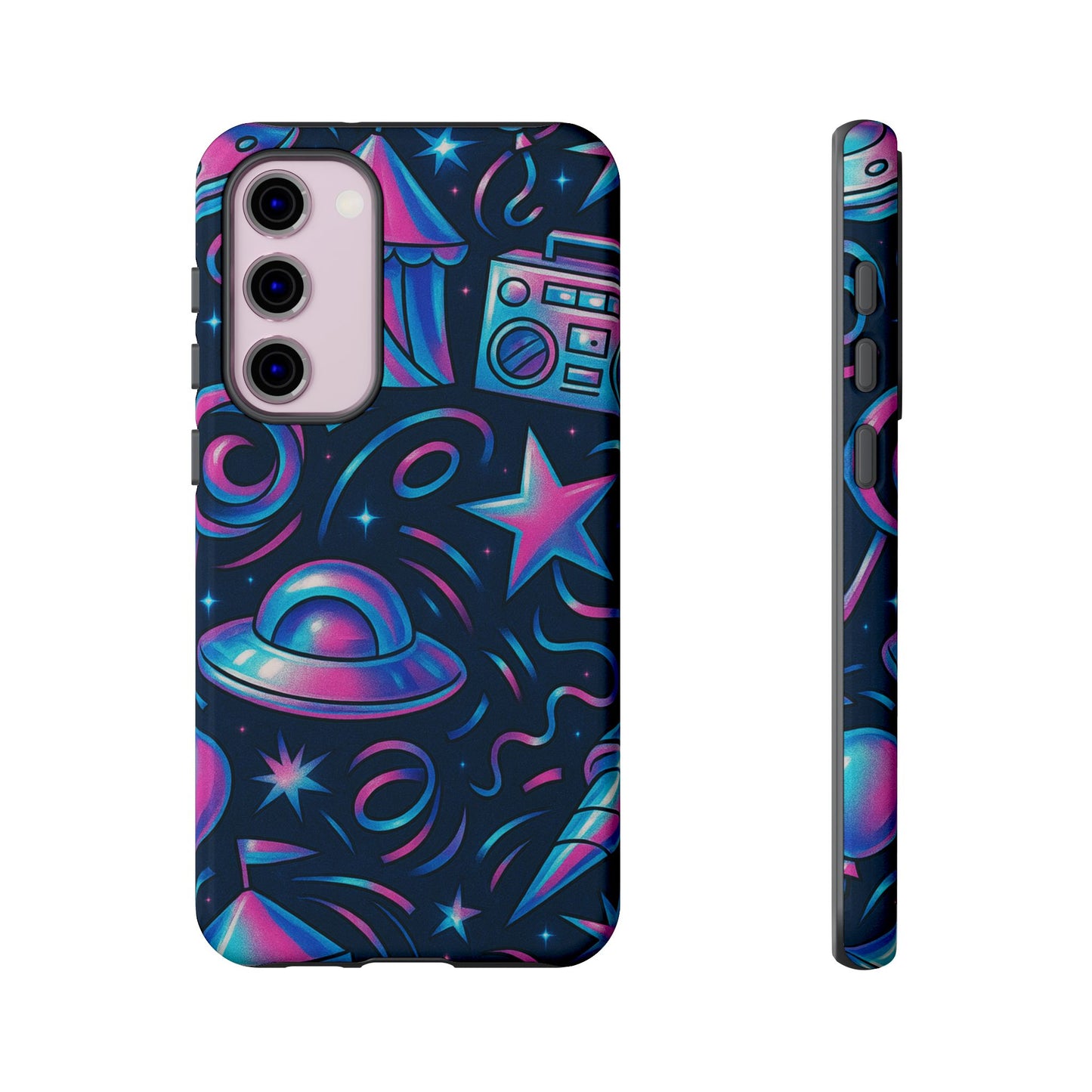 Cosmic Carnival • Samsung Galaxy S23 • Tough Case • Wireless Friendly