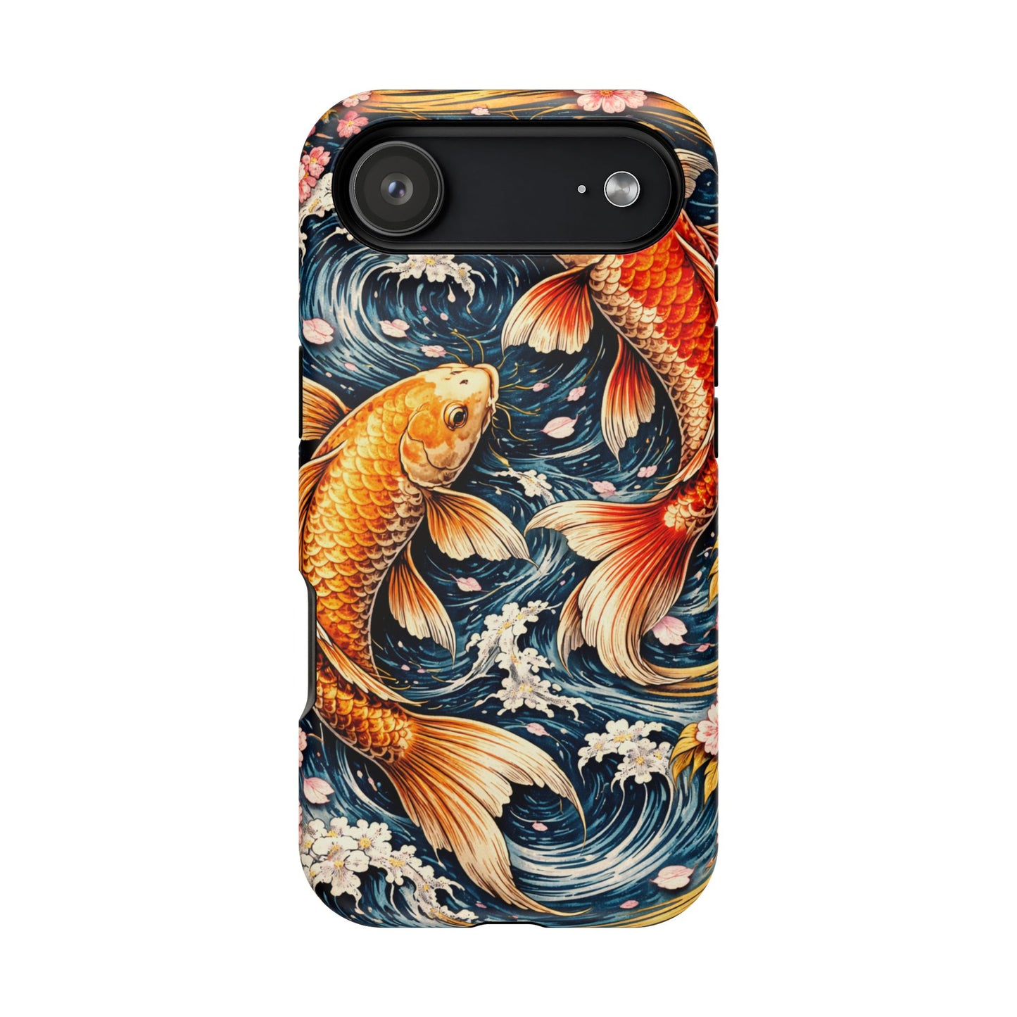 Crimson Current – Bound Reflection • Obsidian Irezumi™ • Apple iPhone 17 Pro • MagSafe Tough Case