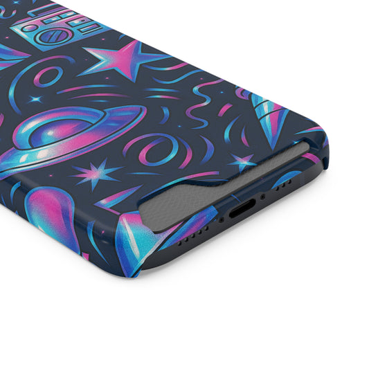 Cosmic Carnival • Apple iPhone 13 • MagSafe® Tough Case with Card Holder