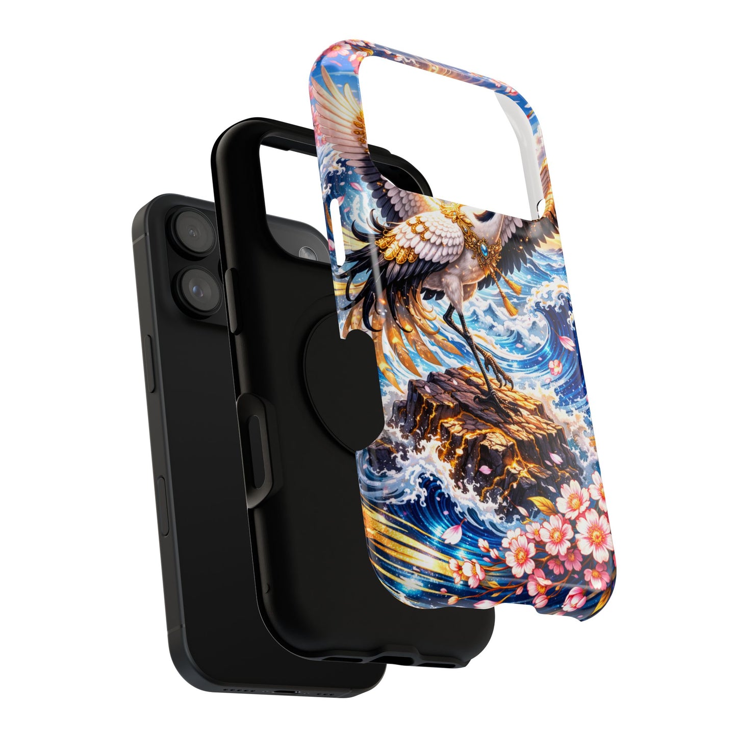 Radiant Ascent – Unbroken Honor • Obsidian Irezumi™ • Apple iPhone 17 Pro • MagSafe Tough Case