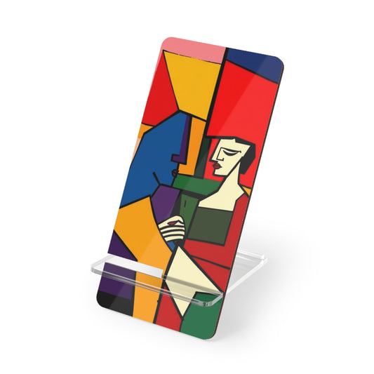 Crimson Fold • Smartphone Display Stand tech accessory by Black Hat Pixels