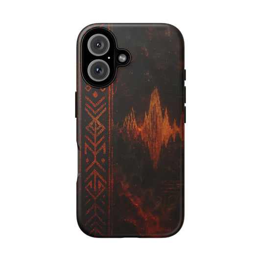 Tribal Pulse • Apple iPhone 16 • MagSafe® Magnetic Tough Case