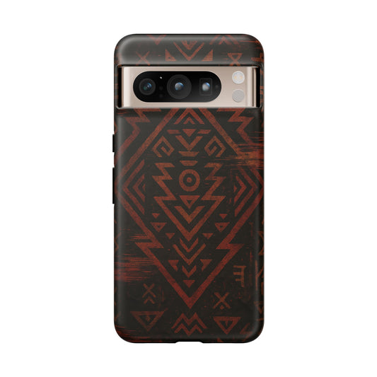 Tribal Glitch • Google Pixel 8 • Tough Case • Wireless Friendly