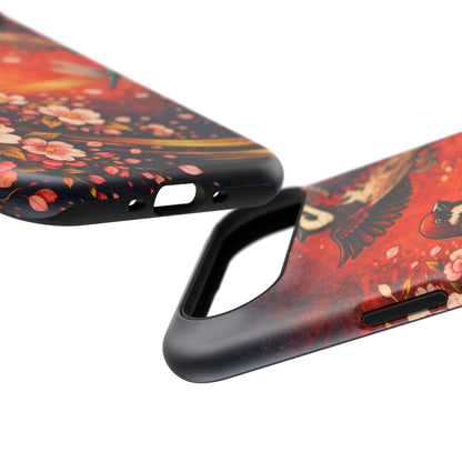 Quiet Witness – Fleeting Mercy • Obsidian Irezumi™ • Apple iPhone 17 Pro • MagSafe Tough Case