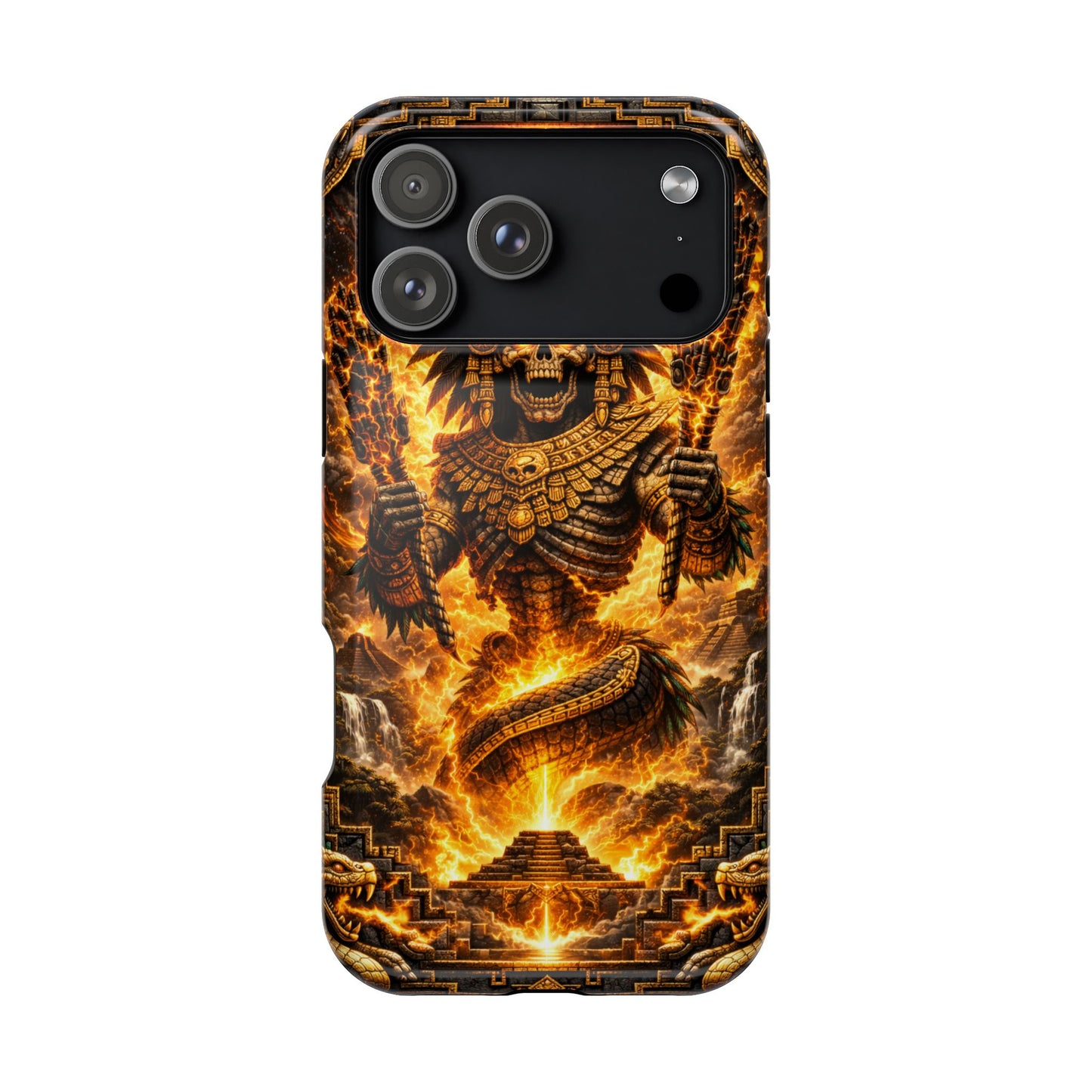 Acalan • Warbound Navigator • Empire of the Fifth Sun™ • Apple iPhone 17 Pro • MagSafe Tough Case