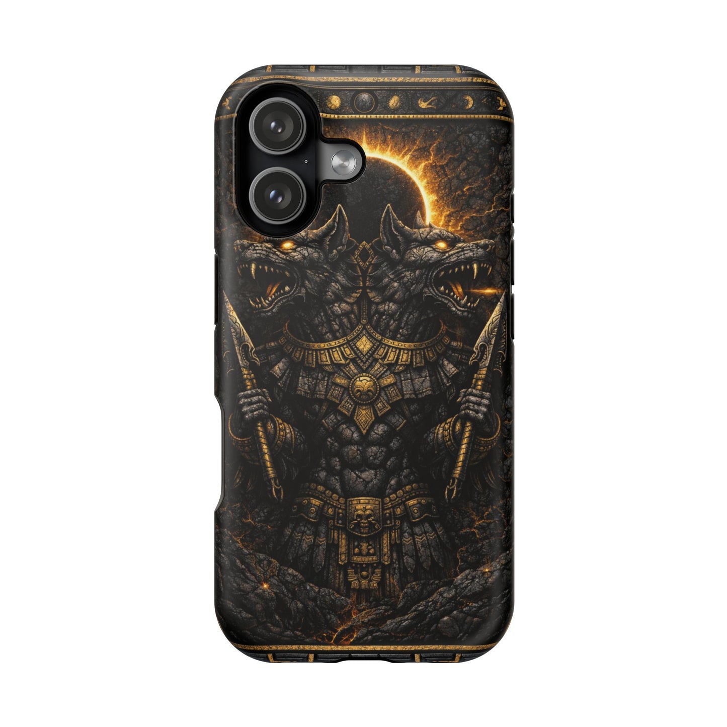 Xolotl • Shadow Guide of Flame • Empire of the Fifth Sun™ • Apple iPhone 17 Pro • MagSafe Tough Case