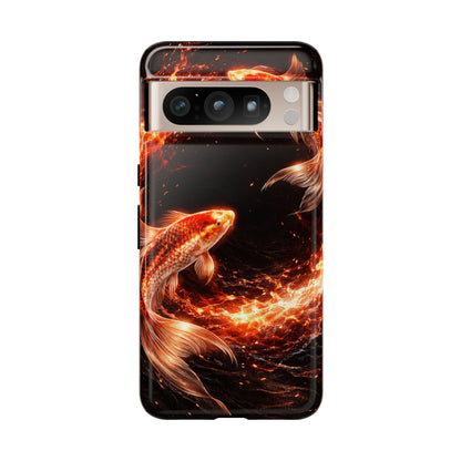 Fire Koi • Google Pixel 8 • Tough Case • Wireless Friendly