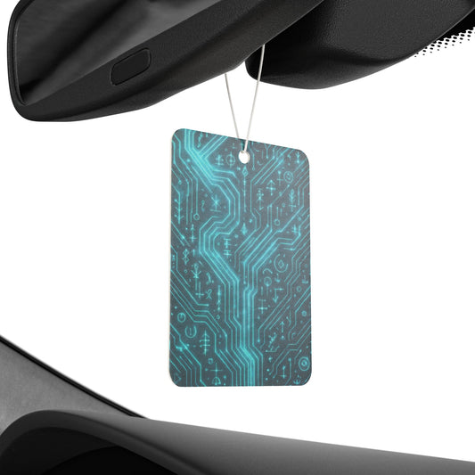 Circuit Glyph • Car Air Freshener
