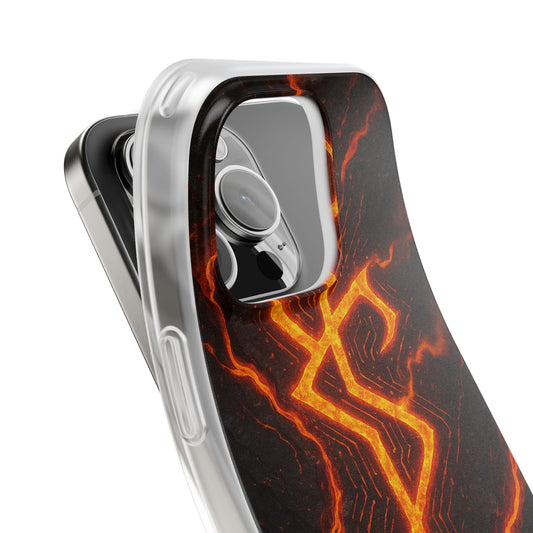 Molten Glyph • Apple iPhone 16 • Flexi Clear Case